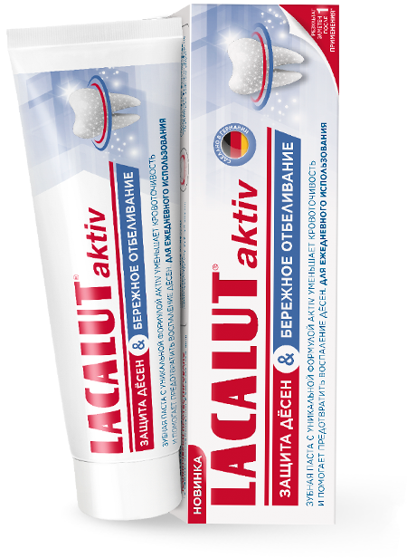 Lacalut white Защита Десен и Бережное Отбеливание